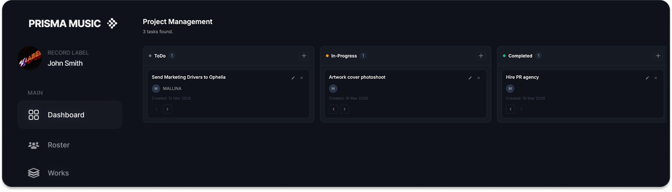 Prisma Pro Project Management